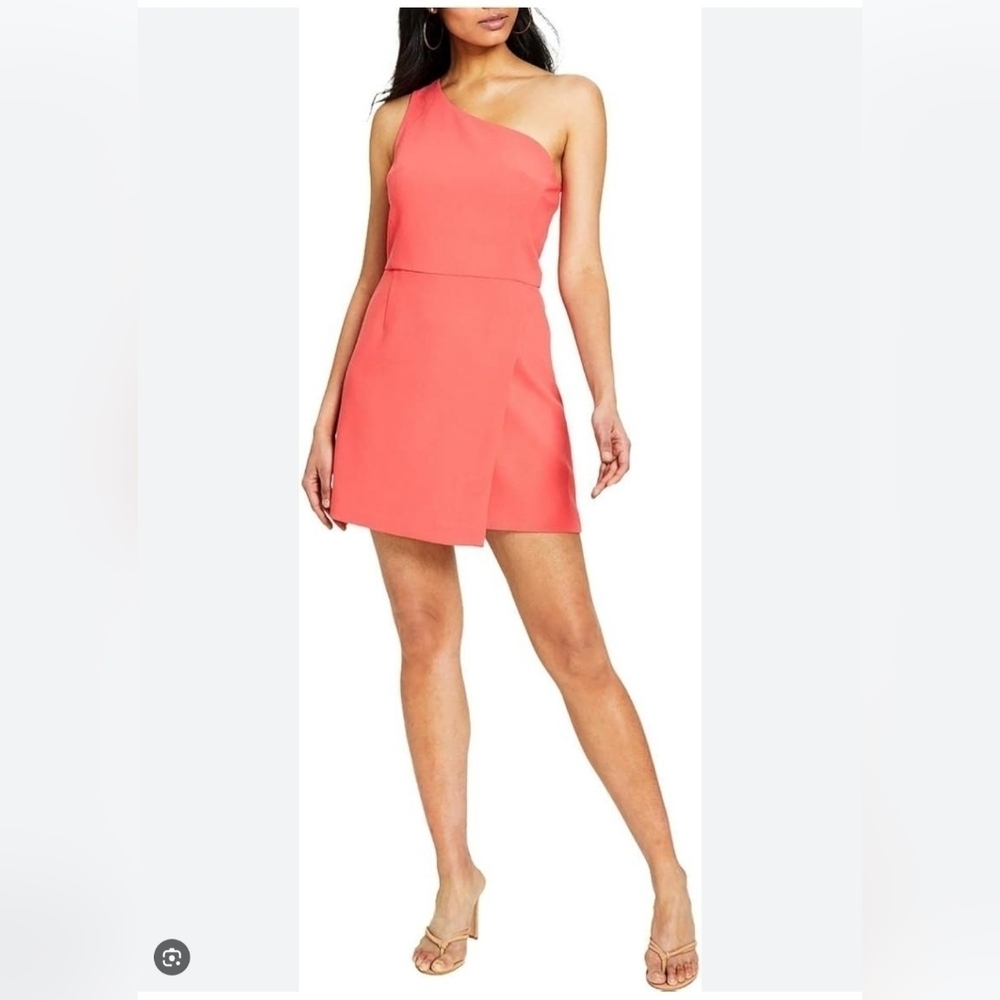 NWT French Connection One Shoulder Dress Size 4